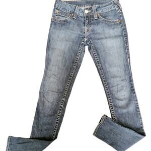 TRUE RELIGION WORLD TOUR DENIUM SKINNY JEANS SIZE 28